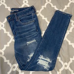 AE Distressed Skinny Jeans
